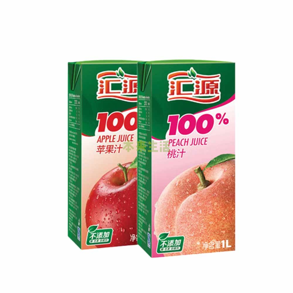 汇源果汁组合装(桃汁 苹果)1L*2 行情、价格、评测与特价折扣全解析